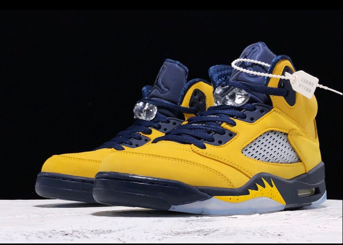 New Air Jordan 5 Michigan Inspire Shoes